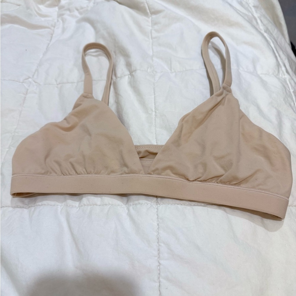 Skims Fits Everybody Triangle Bralette sz S adjustable straps